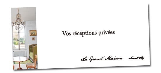 réceptions privées